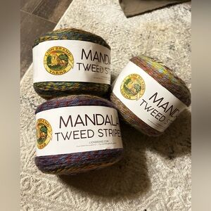 Lion Brand Yarns Mandala Tweed Stripes